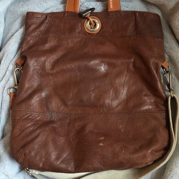 Leather Tote/Satchel - Picture 3 of 5